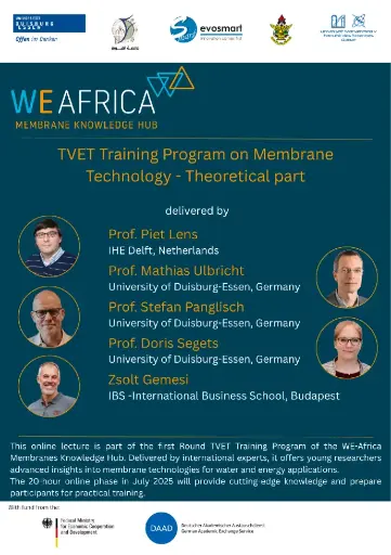 TVET Training Program on Membrane Technology - Theoretical part